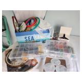 Comprehensive Sewing and Embroidery Set with Floss, Hoops, and Accessories