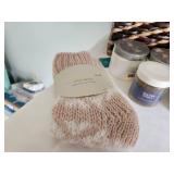 Pamper Yourself Gift Set with Slippers, Cozy Socks, and Skincare