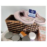 Pamper Yourself Gift Set with Slippers, Cozy Socks, and Skincare