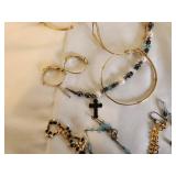 Assorted Collection of Fashion Jewelry and Earrings