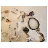 Assorted Jewelry Collection with Watches, Bracelets, and Earrings