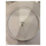 Porcelain Dinnerware Set by Porsgrund Norway - 6 Cups, Saucers, and Plates