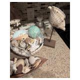 Seashell and Starfish Decor Collection with Decorative Bowl