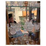 Collection of Fine Crystal Glassware and Figurines