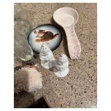 Assorted Home Decor Items Including Vases and Figurines