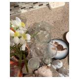 Assorted Home Decor Items Including Vases and Figurines