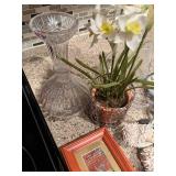 Assorted Home Decor Items Including Vases and Figurines