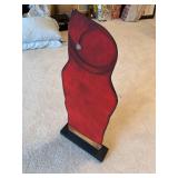 Hand-Painted Wooden Santa Claus Standee
