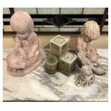 Assorted Statues and Candles