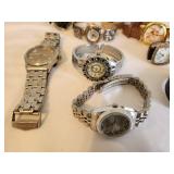 Collection of 12 Assorted Watches Including Kenneth Cole and Fashion Timepieces