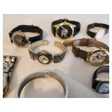 Collection of 12 Assorted Watches Including Kenneth Cole and Fashion Timepieces