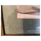 Framed Hand-Painted Engraving by G. Morland with Provenance