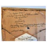 Framed Hand-Painted Engraving by G. Morland with Provenance