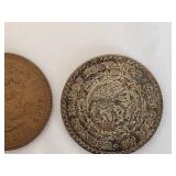 Lot of 2 Mexican 50 Centavos Coins (1961 and 1957)