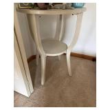 Elegant Two-Tier Side Table Contents not included