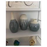 Decorative Wall Shelf with Assorted Home Decor Items