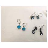 Collection of 5 Pairs of Fashion Earrings with Various Designs