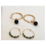 Collection of 5 Pairs of Fashion Earrings with Various Designs