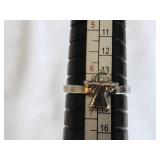 Sterling Silver Angel Ring Size 6.5