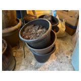 Collection of Assorted Garden Pots and Planters