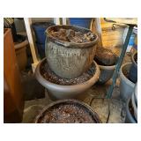 Collection of Assorted Garden Pots and Planters