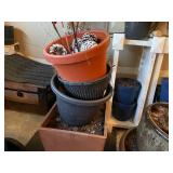 Collection of Assorted Garden Pots and Planters