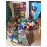 Extensive Sewing and Button Collection with Storage