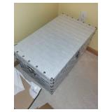 Storage Trunk with Assorted Craft Supplies