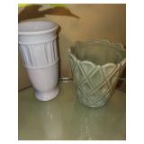 Assorted Decorative Vases and Artificial Floral Arrangement Set