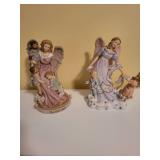 Set of 2 Angelic Figurines from The Gift Series 2001, 2002
