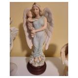 Set of 3 Angel Figurines and Bust