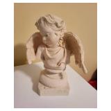 Set of 3 Angel Figurines and Bust