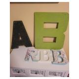 Collection of Decorative Letters - A, B, R, J, L