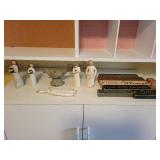 Decorative Set of Angel Figurines, Inspirational Plaques, and Artwork