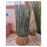 Set of Home Decor: Artificial Floral Arrangements and Decorative Mirrors