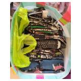 Collection of Assorted Quilting Fabrics and Sewing Supplies