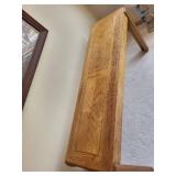 Solid Wood Console Table with Rustic Finish