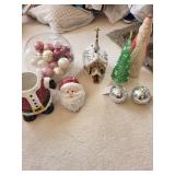 Assorted Christmas Decor Collection with Santa, Ornaments, and More
