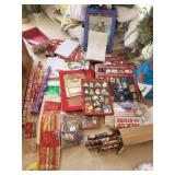 Bulk Lot of Holiday Gift Wrapping Essentials and Christmas CDs