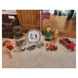 Norwegian Themed Collectibles Set with Dolls, Plates, and Figurines