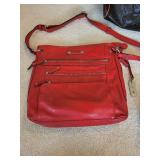 Lot of 3 Assorted Bags and 2 Pairs of Pex Blue Slip-Ons