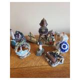 Collection of 8 Nautical Theme Miniature Sculptures