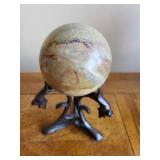 Assortment of Vintage Decorative Items and Stoneware Coasters