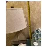 Nautical Decor Set with Lamp, Sea Shell, Ocean Mist Reed Diffuser, and Faux Hydrangeas