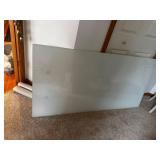 Glass Desk Top 31.5" x 63"