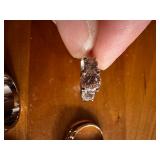 Collection of 5 Assorted Rings Including Gemstone and Diamond Designs