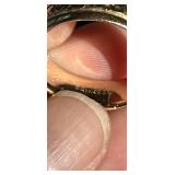 14k Gold Floral Band Ring