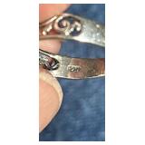 Sterling Silver Rings with Intricate Design