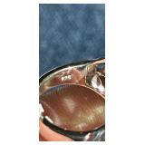 Exquisite Large Oval-Cut Gemstone Ring with Intricate Silver Filigree Setting