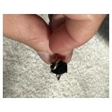 Gold Ring with Dark Stone